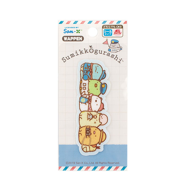 ワッペン すみっコぐらし 旅行(PSU500) 色番PSU114 08Bf99_