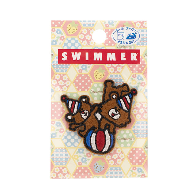 ワッペン SWIMMER-スイマー-（AIP400） AIP06.くま 08Bf99_