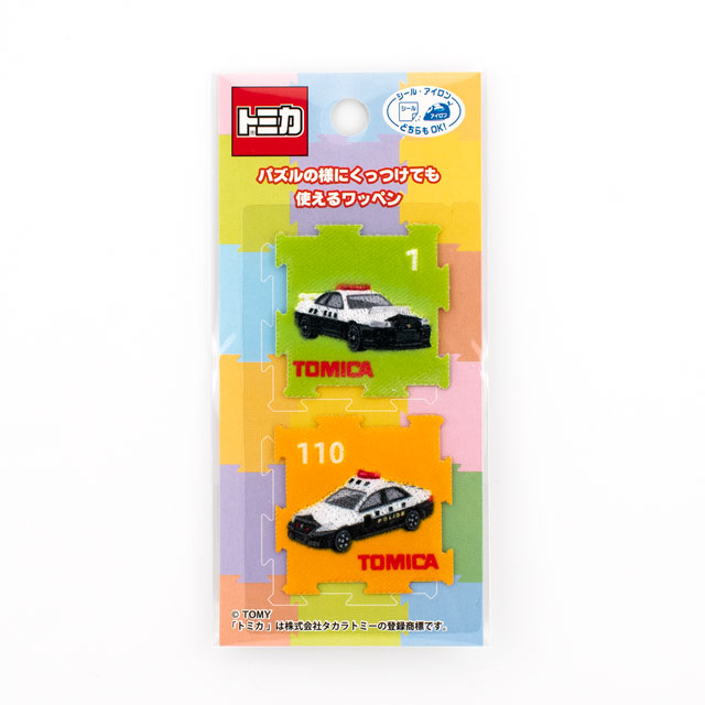 ワッペン トミカ シールワッペン（TOM650） TOM53.パトロールカー 08Bf99_
