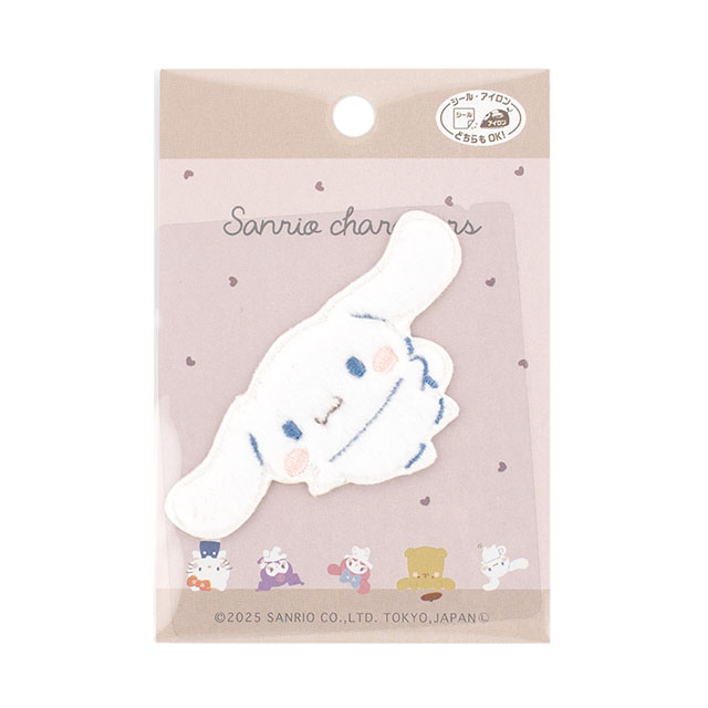 ワッペン サンリオキャラクターズ むきゅむきゅシリーズ(SCW650) SCW59.シナモロール 08Bf99_