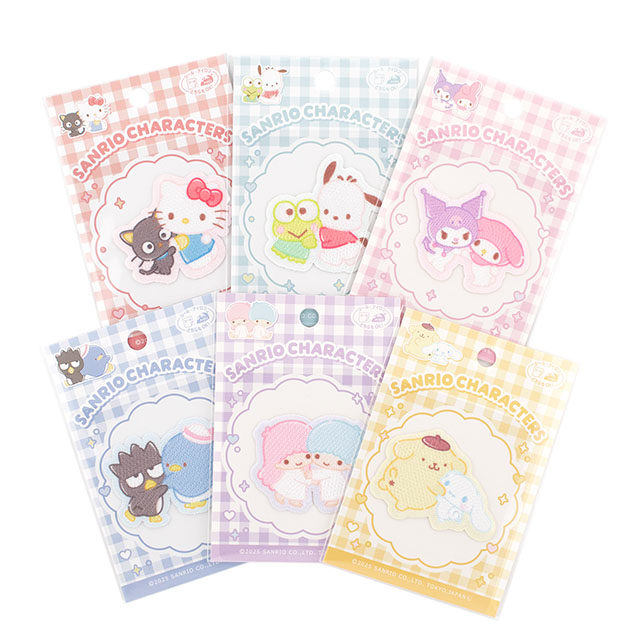 ワッペン サンリオキャラクターズ Happy Friendships(SCW601) SCW76.リトルツインスターズ 08Bf99_