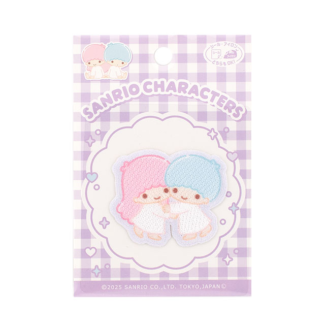 ワッペン サンリオキャラクターズ Happy Friendships(SCW601) SCW76.リトルツインスターズ 08Bf99_