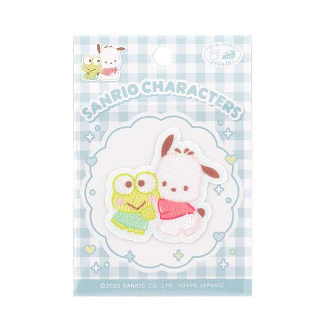 ワッペン サンリオキャラクターズ Happy Friendships(SCW601) SCW78.けろけろけろっぴ・ポチャッコ 08Bf99_