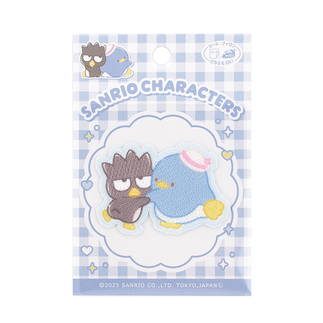 ワッペン サンリオキャラクターズ Happy Friendships(SCW601) SCW79.バッドばつ丸・タキシードサム 08Bf99_