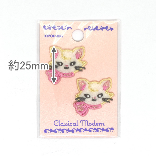 ワッペン クラシカルモダン(CMOC-37) ミニワッペン キャット 08Bf99_