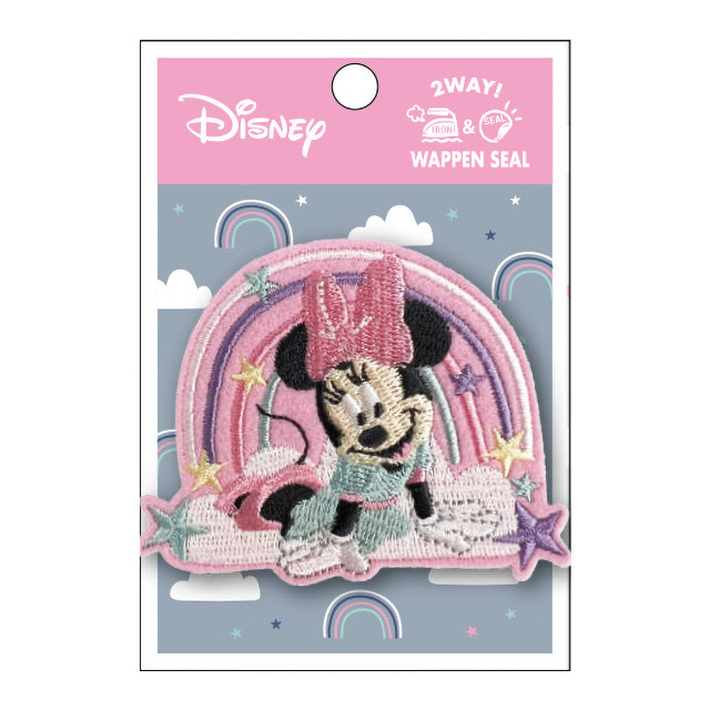 ワッペン Disney ミニーマウス(D01Y2127) 大 08Bf99_