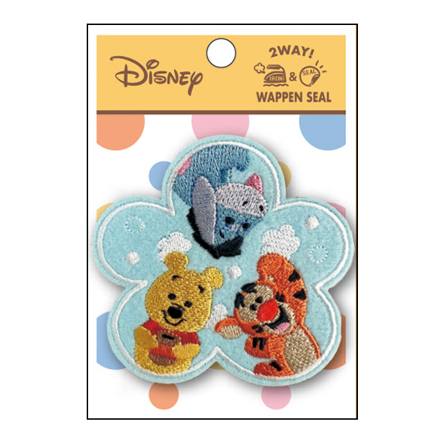 ワッペン くまのプーさん(D01Y2131) 大 プーさん・ティガー・イーヨー 08Bf99_