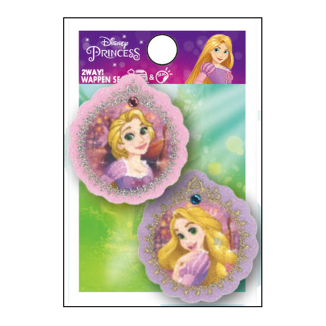 ワッペン Disney プリンセス(D01Y2136) 小 ラプンツェル 08Bf99_