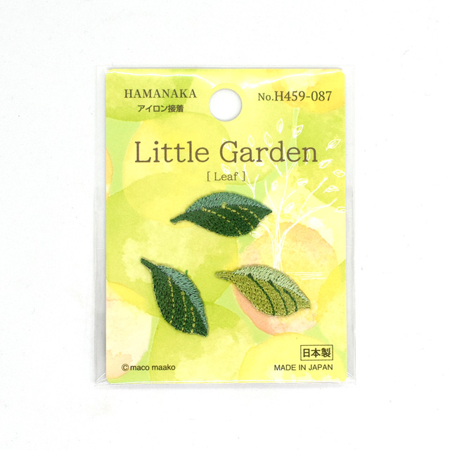 ワッペン ハマナカ Little Garden-リトルガーデン-（H459-087） Leaf/リーフ 08Bf99_