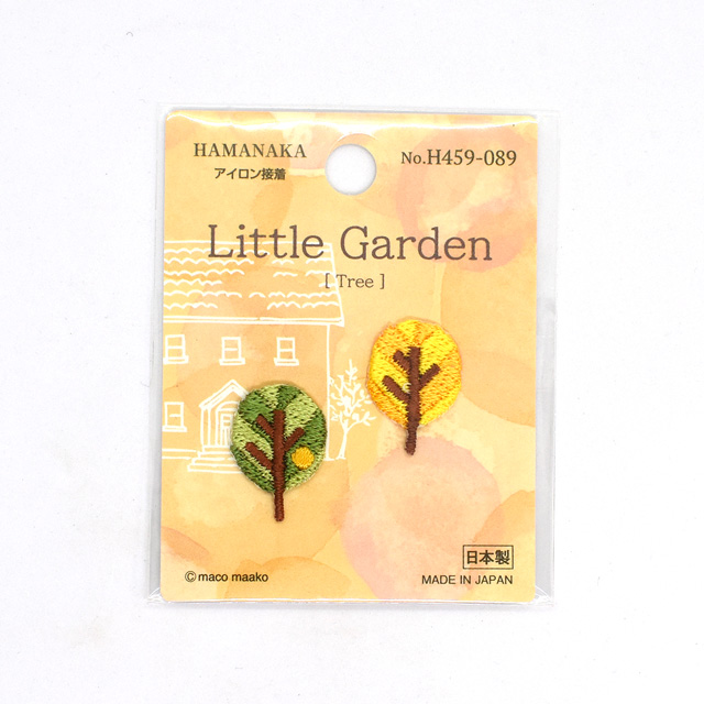 ワッペン ハマナカ Little Garden-リトルガーデン-（H459-089） Tree/ツリー 08Bf99_