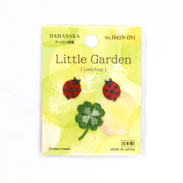 ワッペン ハマナカ Little Garden-リトルガーデン-（H459-091） Ladybug/レディバグ 99Zz99_