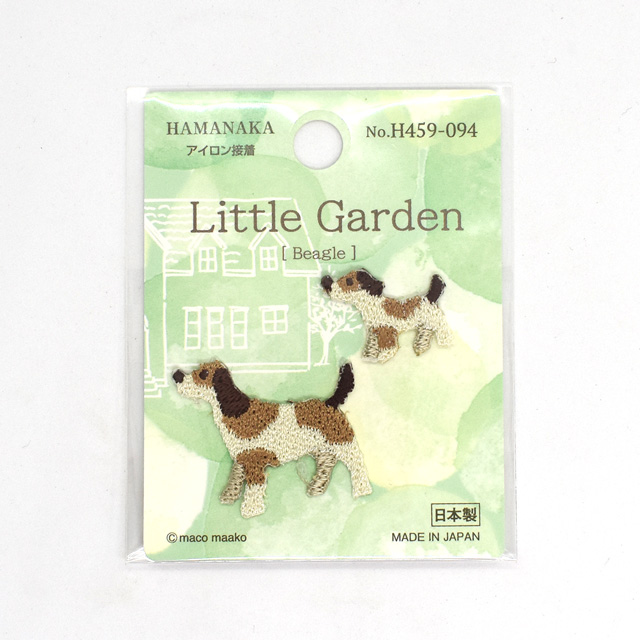 ワッペン ハマナカ Little Garden-リトルガーデン-（H459-094） Beagle/ビーグル 08Bf99_