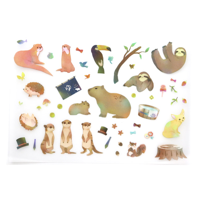 ファブリックステッカー irodo-イロド エキゾチックアニマル(90129) 色番4C 08Bf99_