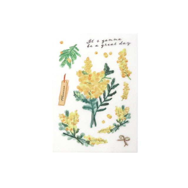 ファブリックステッカー irodo-イロド- ミモザ(90205) 08Bf99_