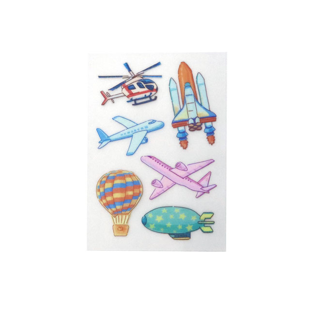 ファブリックステッカー irodo-イロド- はたらく乗り物(90217) 色番3 08Bf99_