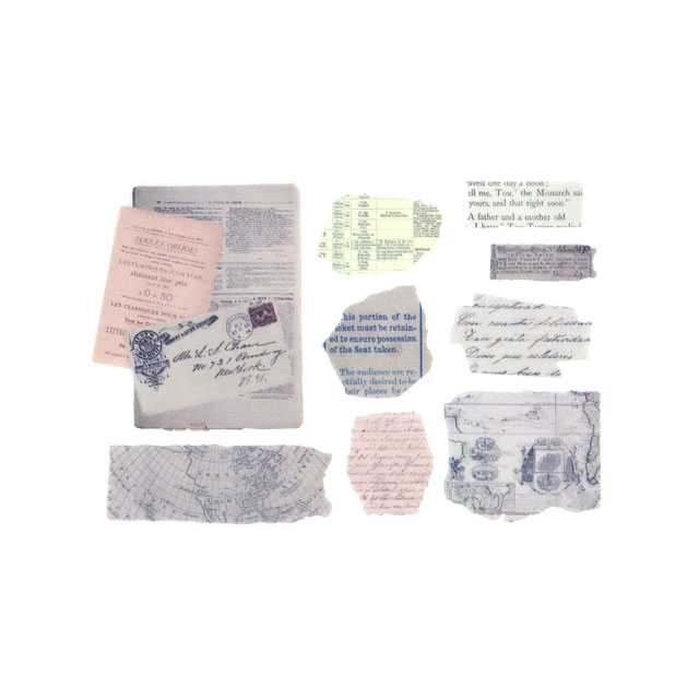 ファブリックステッカー irodo-イロド- オールドペーパー(90220) BR.ブラウン 08Bf99_