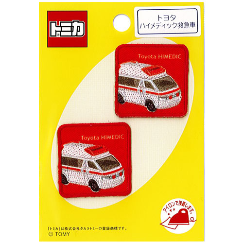 ワッペン トミカ(KAD-06) トヨタハイメディック救急車 15Yy88_