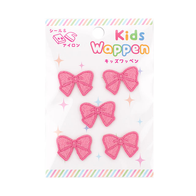 キッズワッペン(KDW-19) リボン 08Bf99_