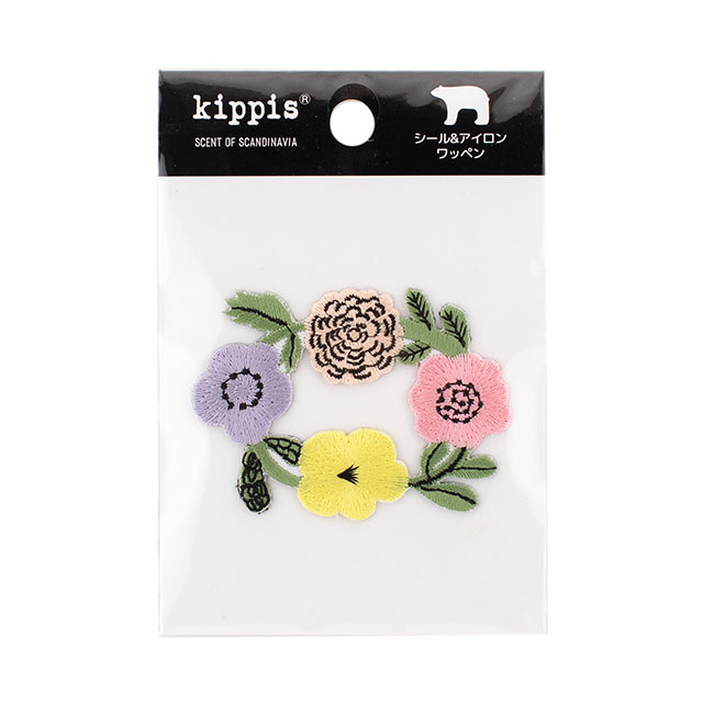 ワッペン kippis-キッピス-(KPWP-02) 花冠 08Bf99j