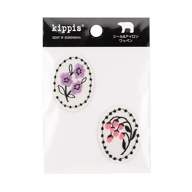 ワッペン kippis-キッピス-(KPWP-03) 夏の花 08Bf99j
