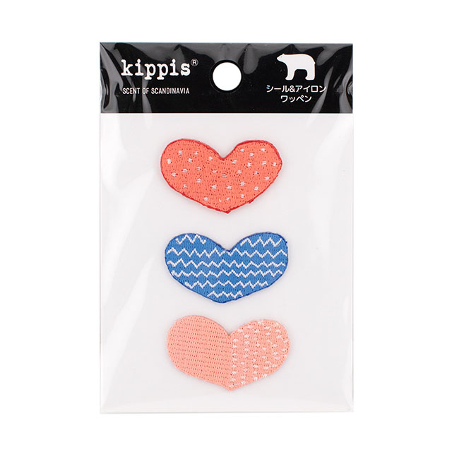 ワッペン kippis-キッピス-(KPWP-04) ハート 08Bf99j