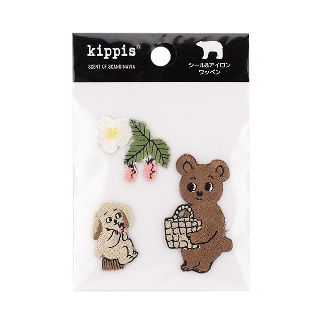 ワッペン kippis-キッピス-(KPWP-05) 森におでかけ 08Bf99j