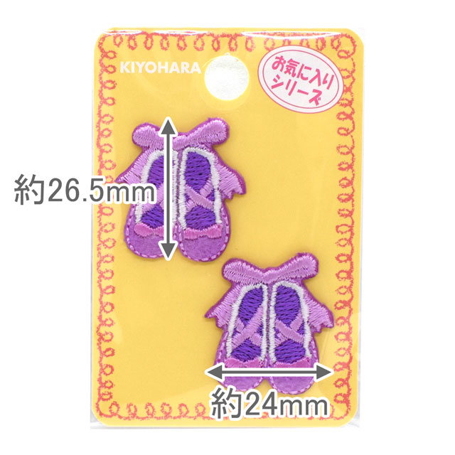 ミニワッペン お気に入りシリーズ トゥシューズ(MOW836) 08Bf99_