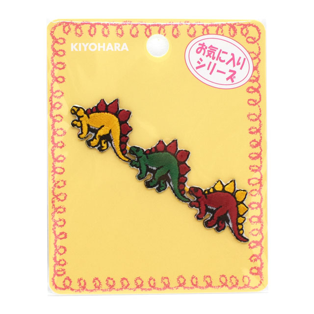 連続ワッペン お気に入りシリーズ ステゴザウルス（MOW846） 08Bf99_