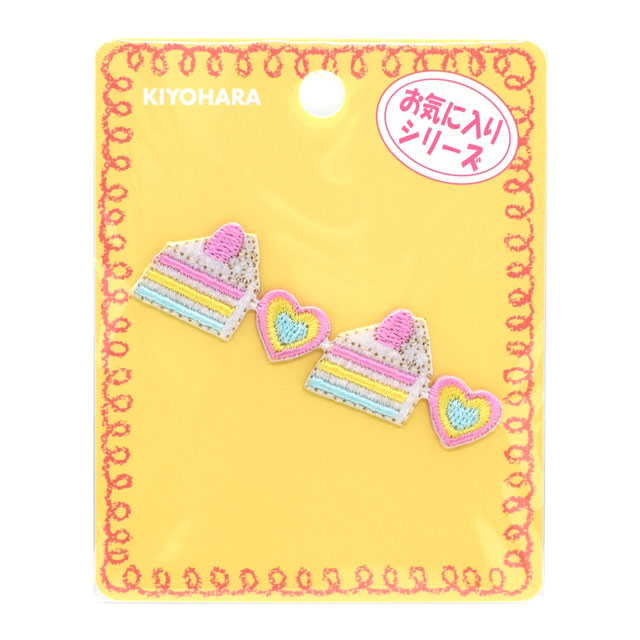 連続ワッペン お気に入りシリーズ パステルケーキ（MOW851） 08Bf99_