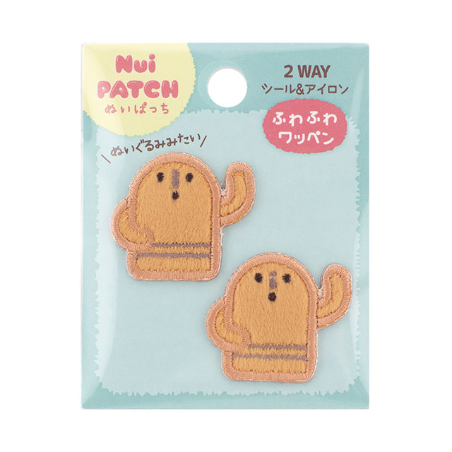 ぬいぱっち ふわふわワッペン（NPW-07） はにわ 08Bf99_