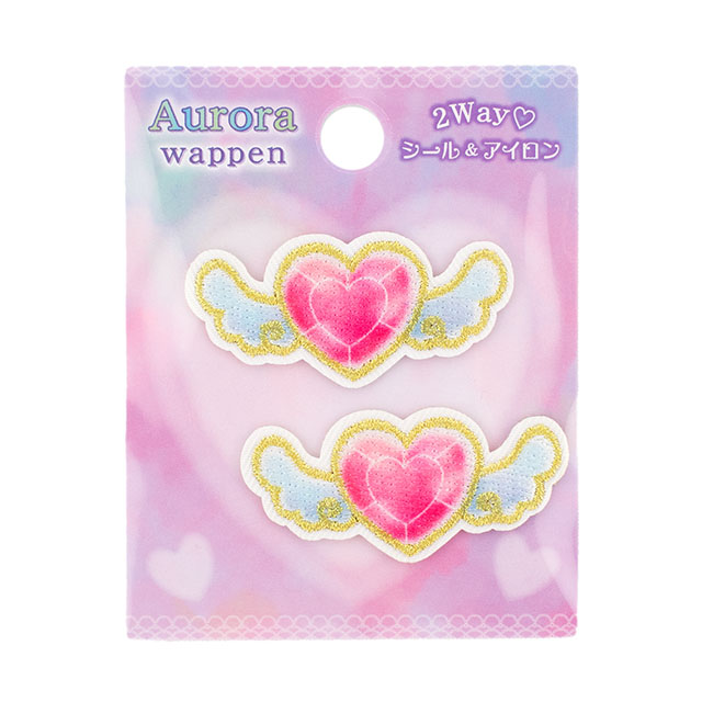 オーロラワッペン（ORW-01） ハート 08Bf99_