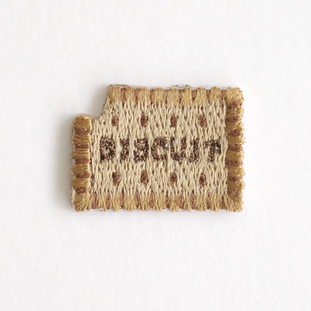 ワッペン 横田 pepi アイロン接着アップリケ ビスケット 08Bf99_