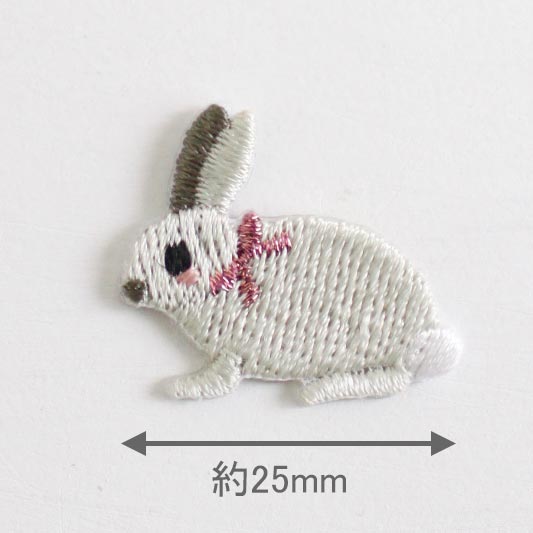 ワッペン 横田 pepi アイロン接着アップリケ ウサギ 08Bf99_