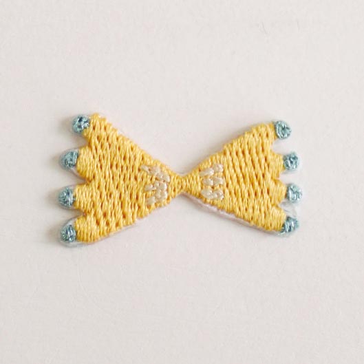 ワッペン 横田 pepi アイロン接着アップリケ リボン 08Bf99_