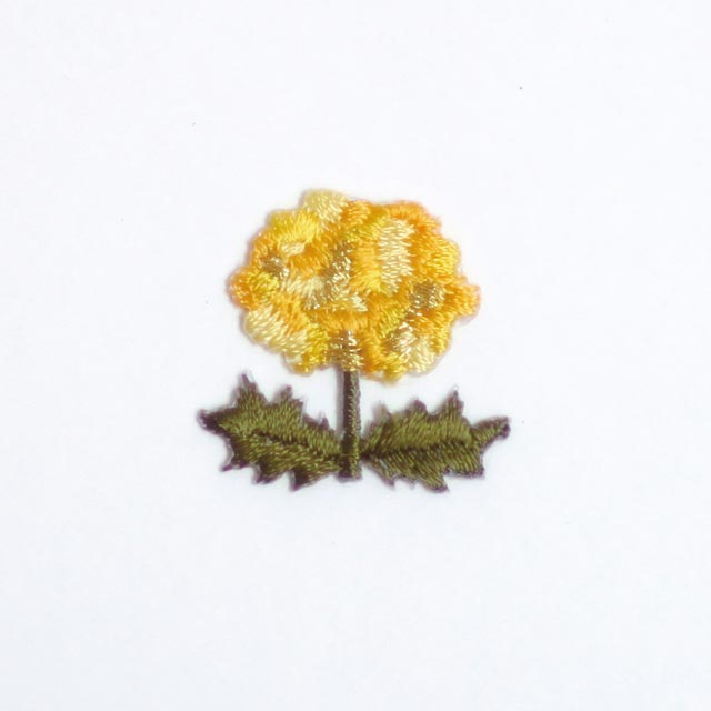 ワッペン 横田 pepi アイロン接着アップリケ たんぽぽ 08Bf99_