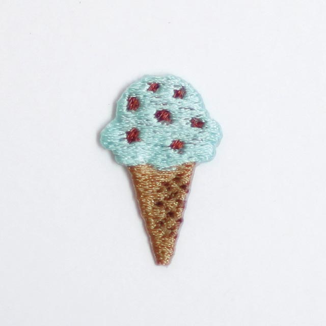 ワッペン 横田 pepi アイロン接着アップリケ ミントアイス 08Bf99_