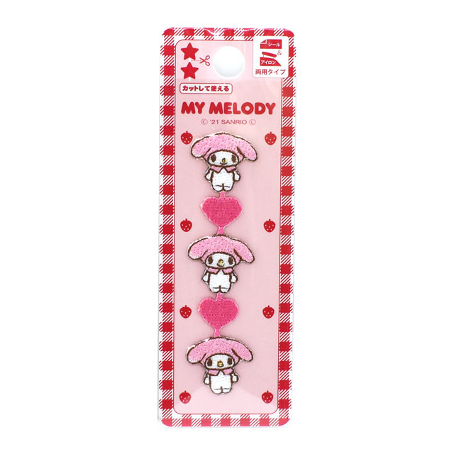 ワッペン サンリオ(RIO-3015) ミニシールワッペン MM マイメロディ 08Bf99_