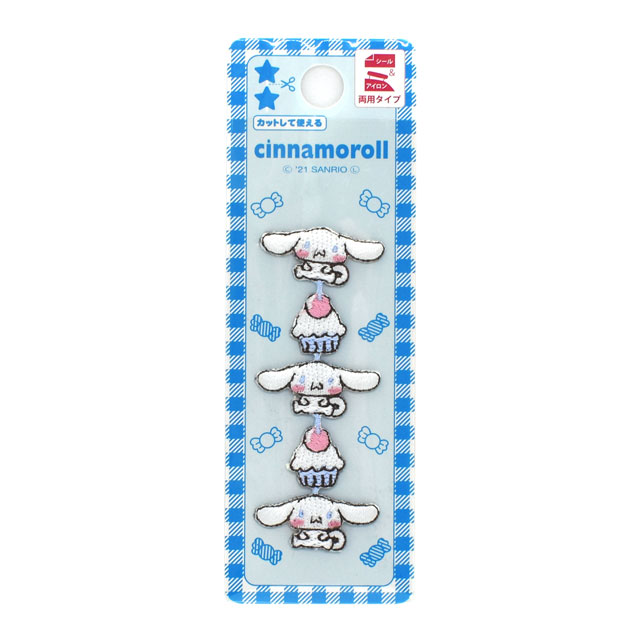 ワッペン サンリオ(RIO-3017) ミニシールワッペン CN シナモロール 08Bf99_