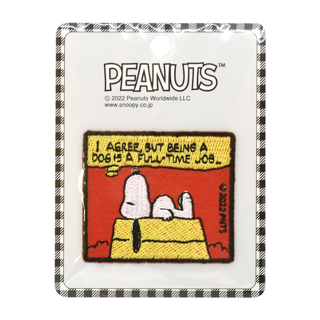 ワッペン PEANUTS/ピーナッツ(RIO-3110) エンブレムワッペン SN スリープ 08Bf99_