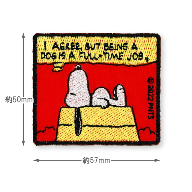 ワッペン PEANUTS/ピーナッツ(RIO-3110) エンブレムワッペン SN スリープ 08Bf99_