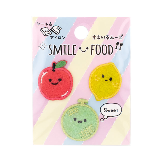 ワッペン すまいるふーど（SFW-03） フルーツたちC 08Bf99_