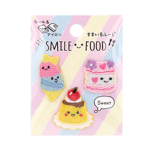 ワッペン すまいるふーど（SFW-04） いろんなデザート 08Bf99_
