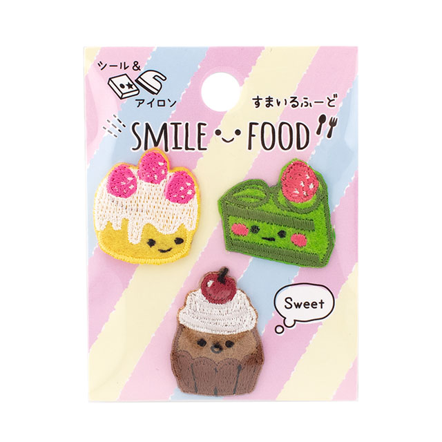 ワッペン すまいるふーど（SFW-05） ケーキたち 08Bf99_