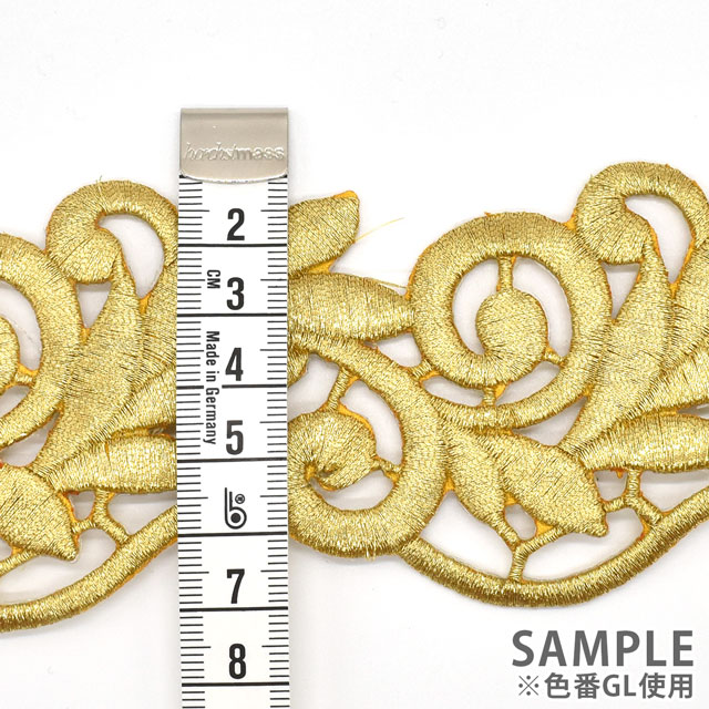 アイロン接着刺繍モチーフ(SM08) SL.シルバー 07Ac99_