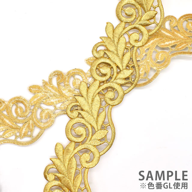 アイロン接着刺繍モチーフ(SM08) SL.シルバー 07Ac99_