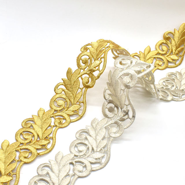 アイロン接着刺繍モチーフ(SM08) SL.シルバー 07Ac99_