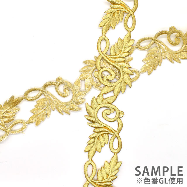 アイロン接着刺繍モチーフ(SM17) SL.シルバー 07Ac99_