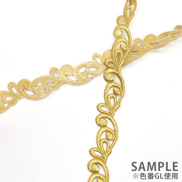 アイロン接着刺繍モチーフ(SM44) SL.シルバー 07Ac99_