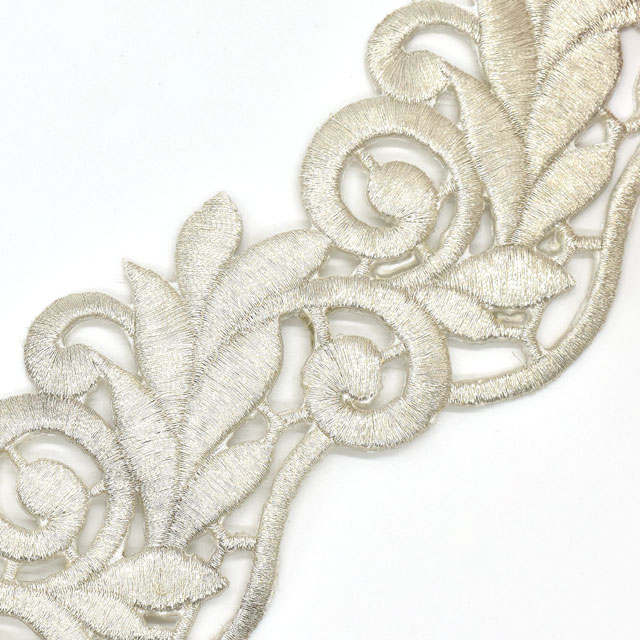 アイロン接着刺繍モチーフ(SM08) SL.シルバー 07Ac99_