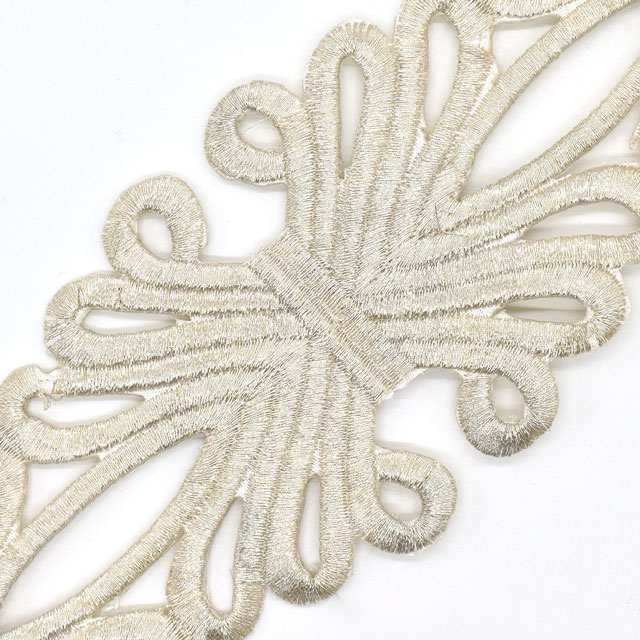 アイロン接着刺繍モチーフ(SM15) SL.シルバー 07Ac99_